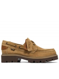 Clarks Cleyhill boat suède weat