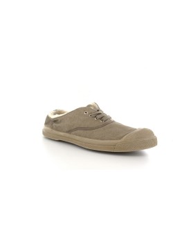 Bensimon tennis lacet fourrée beige / beige