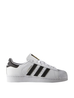 ADIDAS Superstar cuir blanc / noir / or