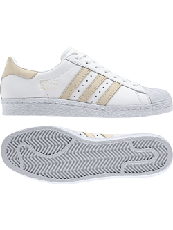 ADIDAS Superstar cuir blanc / camel