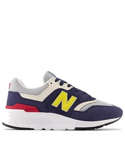 New Balance CM997 suède marine / jaune