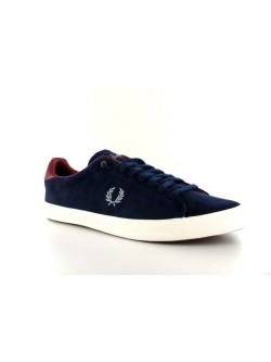 Fred Perry Howells suède carbon blue