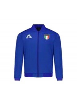 Le Coq Sportif veste sweat zippée ITALIE 82 bleu azur
