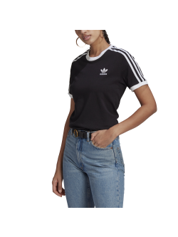 ADIDAS GN2900 Tee- Shirt 3 bandes noir / blanc 