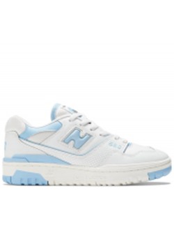 New Balance BB550 cuir blanc / ciel
