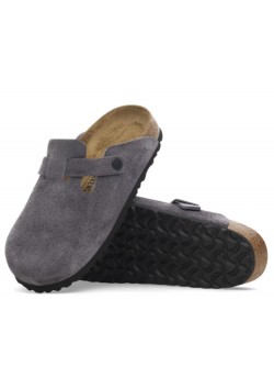 Birkenstock Boston suède velvet grey