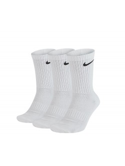 Nike Everyday Chaussettes Mid Crew blanc