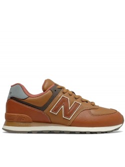 New Balance ML574 cuir workwear caramel
