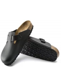 Birkenstock Boston cuir noir