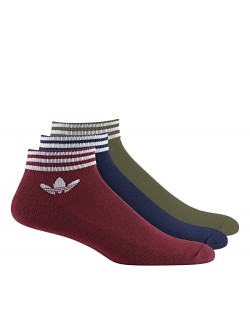 ADIDAS Chaussettes trefoil bordeaux / marine