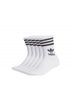 ADIDAS Chaussettes Mid Crew blanc 