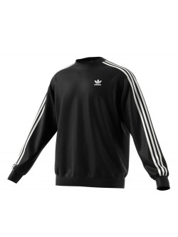 ADIDAS GN3487 Sweat Crew 3 bandes noir