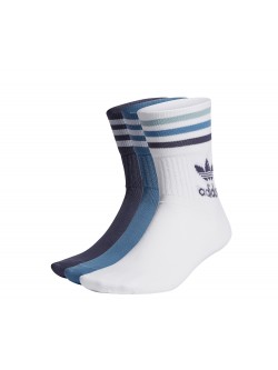 ADIDAS Chaussettes Mid Crew blanc / raf / marine