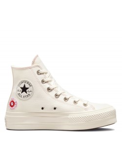 Converse Chuck Taylor all star Lift plateforme Broderie florale