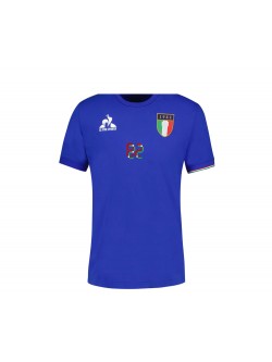 Coq sportif Tee - shirt ITALIE 82 cobalt