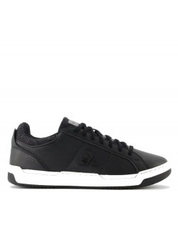 Le Coq sportif Stadium cuir Chevron noir