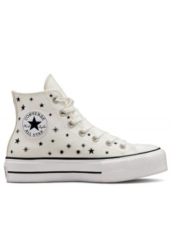 Converse Chuck Taylor all star Lift plateforme Star écru / beige
