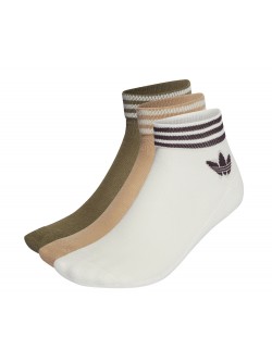 ADIDAS Chaussettes trefoil blanc / beige / kaki