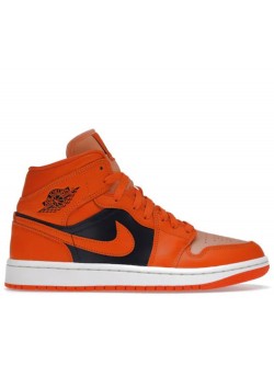 Nike Air Jordan 1 Mid orange / noir DM3381-600