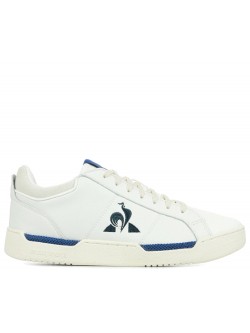 Le Coq sportif Stadium cuir blanc / bleu