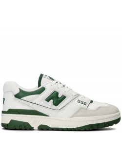 New Balance BB550 cuir blanc / bouteille