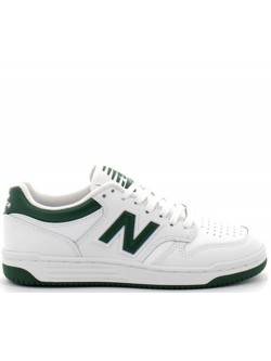 New Balance BB480 cuir bouteille / blanc