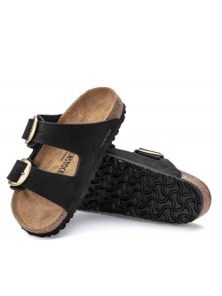 Birkenstock Arizona Big Buckle noir / gold