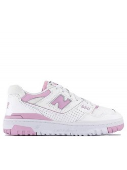 New Balance BBW550 cuir blanc / rose