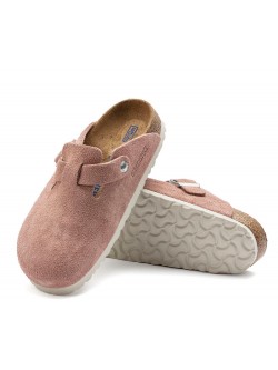 Birkenstock Boston BS Pink Clay Lit de pied souple