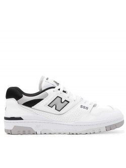 New Balance BB550 cuir blanc / anthracite