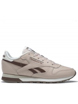 REEBOK Classic cuir  vieux rose / chocolat