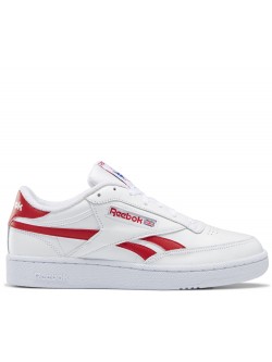 REEBOK Club C Revenge cuir blanc / rouge