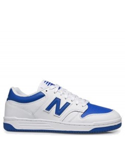 New Balance BB480 cuir blanc / royal