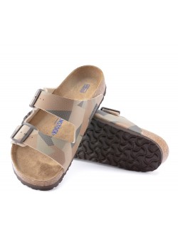 Birkenstock Arizona Camo / Kaki Lit de pied souple