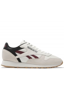 REEBOK Classic cuir crème / bordeaux