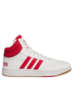 ADIDAS Hoops 3.0 Mid blanc / rouge