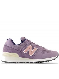 New Balance WL574 suède mauve