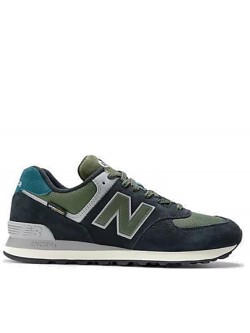 New Balance U574 suède noir / kaki