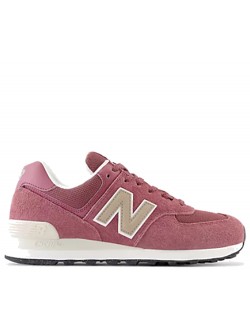 New Balance U574 suède bordeaux / beige