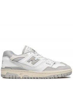 New Balance BB550 cuir blanc / grey