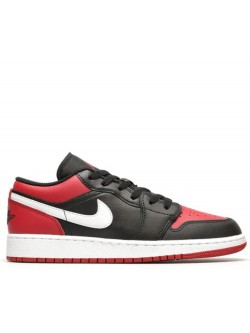 Nike Air Jordan 1 Low noir / rouge 553558-066