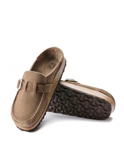 Birkenstock Buckley suède gray taupe