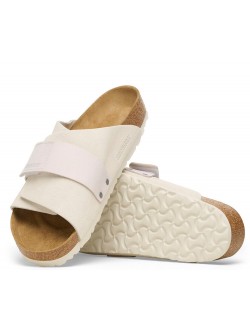 Birkenstock Kyoto suède antique white