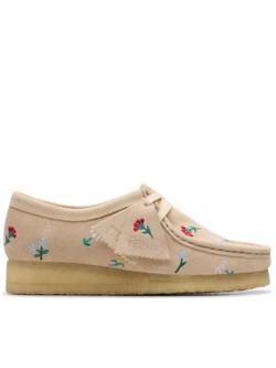 Clarks Wallabee taupe emb