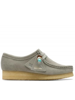 Clarks Wallabee sage suède