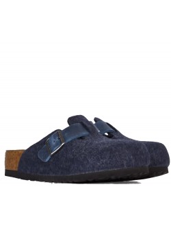 Birkenstock Boston Feutre Cuir midnight