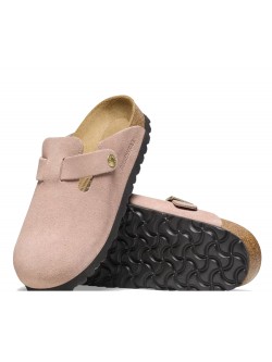 Birkenstock Boston suède light rose