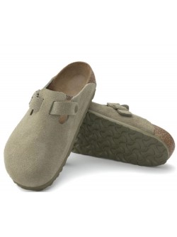 Birkenstock Boston suède kaki