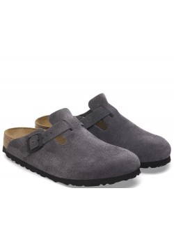 Birkenstock Boston suède velvet grey
