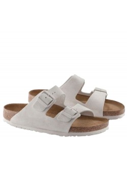 Birkenstock Arizona suède white